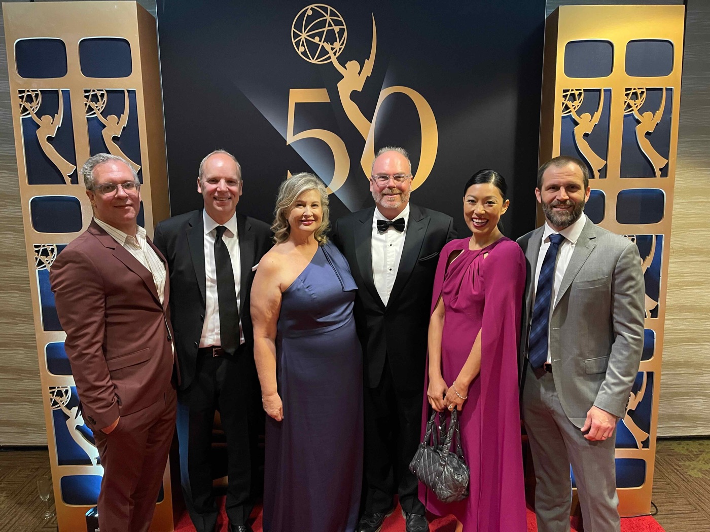 The crew on a production stage